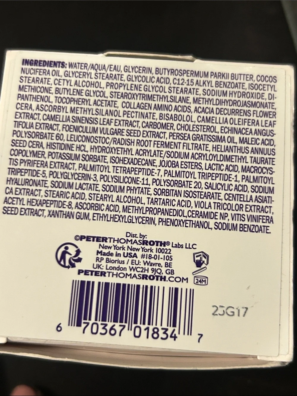 Peter Thomas Roth multitasking facial